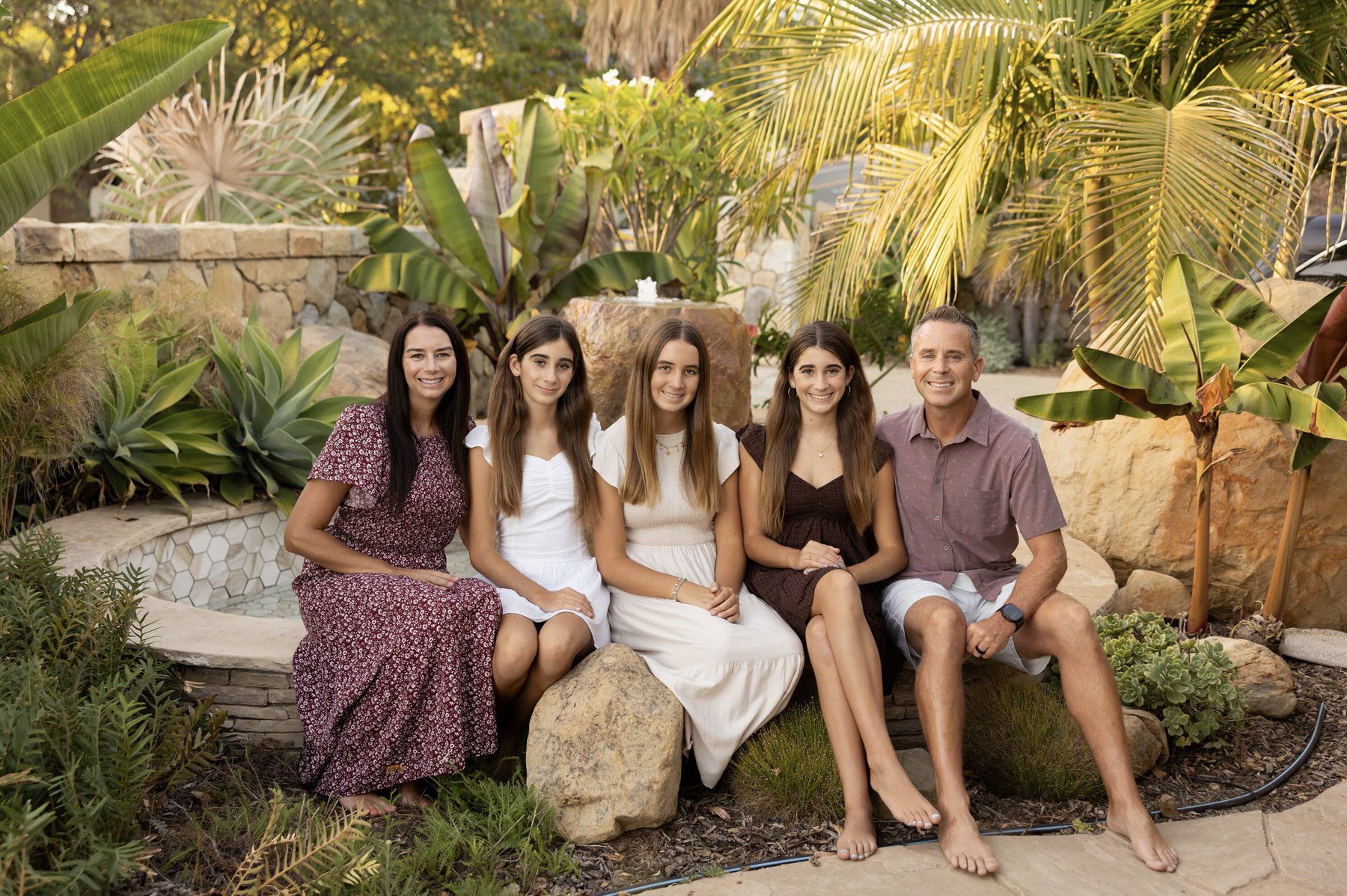 The Hulme family at a Clearview project